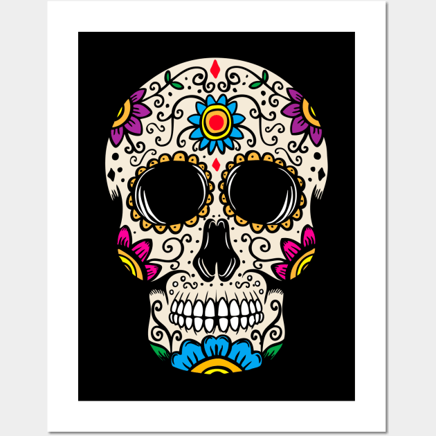 Calavera - Dia de los Muertos Wall Art by Hispaniola-Fineart